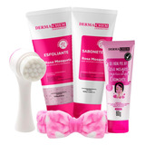 Kit Skin Care Limpeza Rosa Mosqueta C/ Escova
