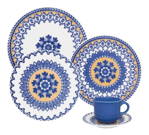 Set Vajilla Juego De Platos Ceramica Oxford 30 Piezas Varios