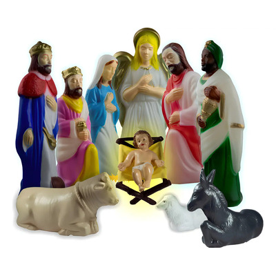 Nacimiento navideño Machuka 852 con 10 figuras de polipropileno | Envío gratis