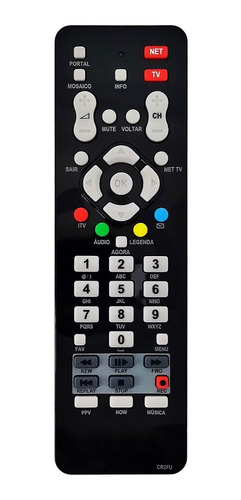 Controle Remoto Tv Digital Hd Compativel Cr2fp Cr2fu