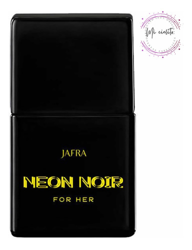 Neon Noir For Her Agua De Tocador Amarillo Jafra Mujer 50 Ml