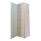 Biombo 3 Folhas Mdf 9mm Decoração Divisória Alt 1,80 3 Vinco