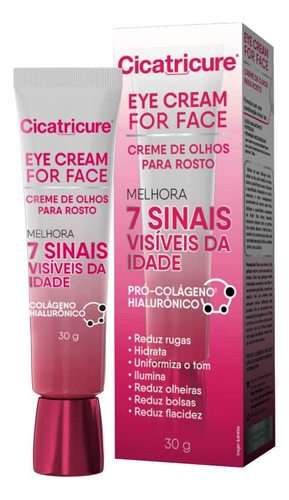 Cicatricure Creme De Olhos Para Rosto 30g Eye Cream For Face