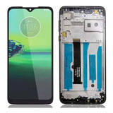 Tela Display Touch Frontal Moto G8 Play Com Aro + Película 