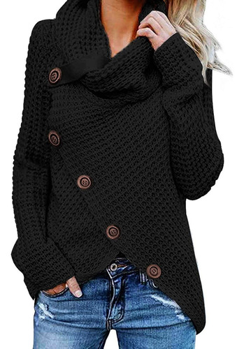 Knitting Sweaters For Women Long Sleeve Button Cardigan