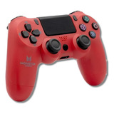 Gamepad Inalámbrico Monster Multiplataformas Rojo