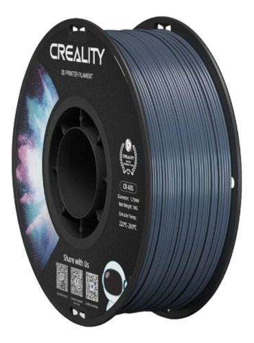 Filamento Creality Abs 1kg 1,75mm Color Gris Impresora 3d