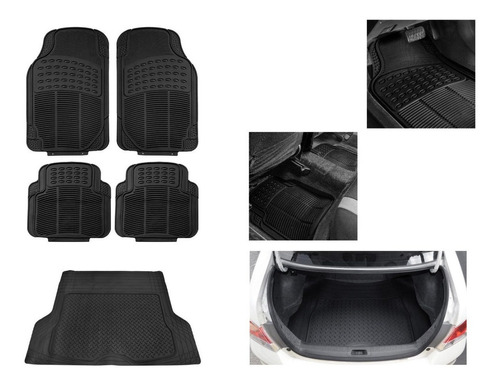 Kit Tapetes De 4 Pzas Y Cajuela Nissan Tsuru 2014