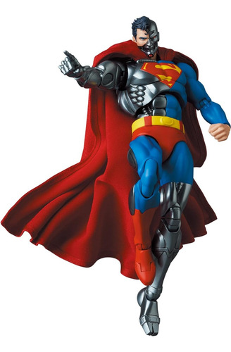 Figura Mafex Medicom Dc Superman Cyborg