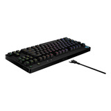 Teclado Logitech Gaming Go Blue Clicky Inglés Us Con Luz Rgb