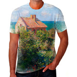 Camisa Camiseta Personalizada Claude Monet Pintor Francês 03