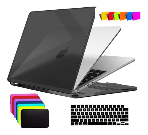 Kit Capa Macbook Air 13 A2337 Apple + Pel Teclado + Neoprene