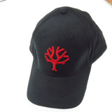 Bo09bo102 Boker Gorra Logo Arbolito Negra Logo Rojo Unitalla