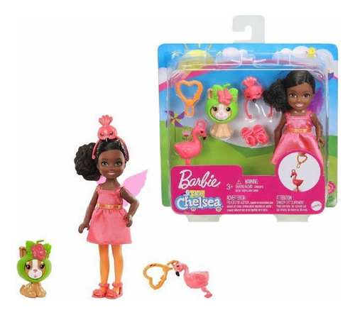 Chelsea Barbie Set Chelsea Con Mascota Y Accesorios Mattel