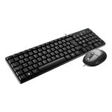 Teclado E Mouse Usb Com Fio Computador Multilaser Promoção