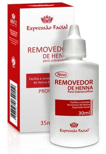 Removedor De Henna Para Sobrancelhas Expressão Facial 35ml