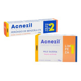 Kit Sabonete Limpeza + Acnezil Gel P/ Cravos E Espinhas 20g