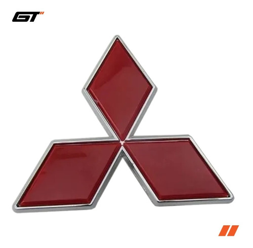 Emblema Logo Parrilla Frontal Para Mitsubishi Montero Dakar Foto 2