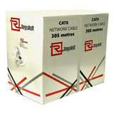 Cable Utp Cat6 Exterior Caja Bobina 305m Reguvolt 100% Cobre