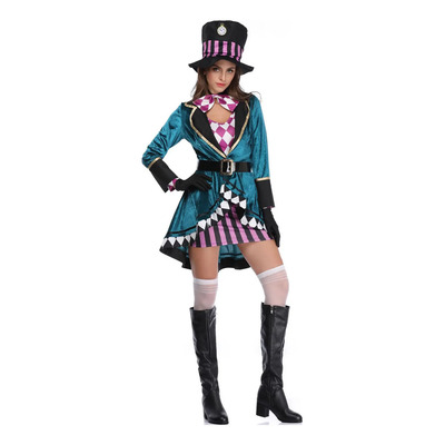2023 New Alice Magic Halloween Nuevo Sombrerero Loco Mujer A