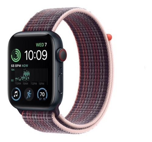 Apple Watch Se 44mm A2724 Aluminio Midnight Sport Loop 4g