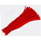 Limpador De Cachimbos Vermelho Pcte Com 20 Unidades X 30 Cm