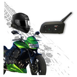 Intercomunicador Moto Ejeas V6pro Bluetooth 1200mts 6 Piloto