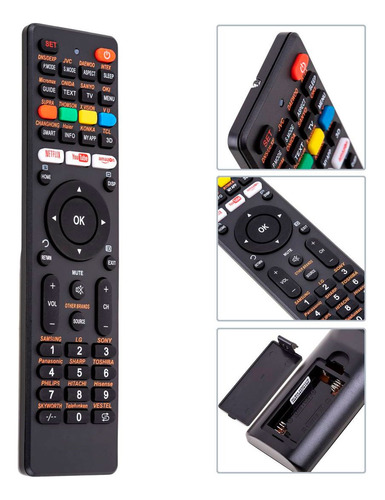 Control Remoto Para Television Universal Smart Tv 4k Et7439