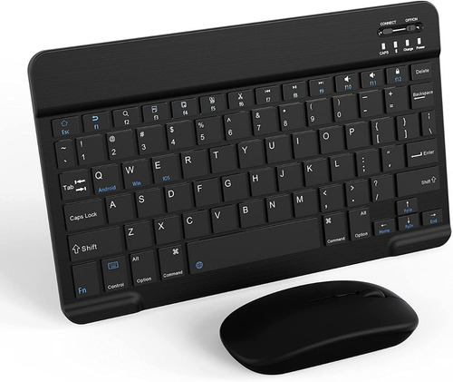 Teclado + Mouse Wifi Bluetooth Para Computador Ou Tablet