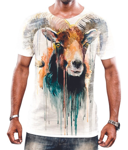 Camisa Camiseta Unissex Animal Cabra Cabrito Bode Fazenda 1