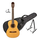 Guitarra Clasica Gracia M9 + Funda + Soporte + Capotraste