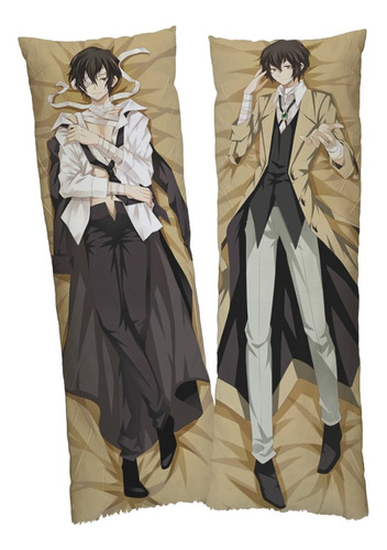 Bungo Stray Dogs Anime Dakimakura Funda Para Almohada