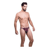 Paquete De Tangas Hombre Play Boy Mod. 0465 Estampada