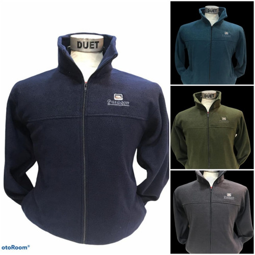 Campera Polar Hombre Antipiiling C/cierre C/bolsillos