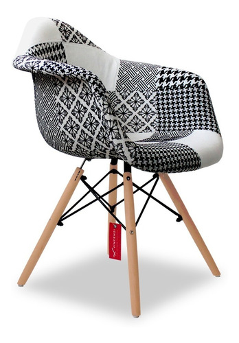 Silla Poltrona Eames Patchwork Tokio Vincenzi R4587