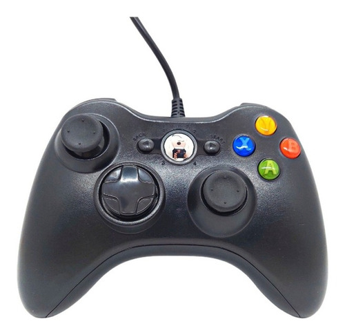Joystick Seisa Njx-301 Negro Compatible Con Pc Xbox 360