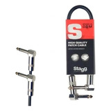 Cable Plug Plug Interpedal Angular Stagg 30 Cm