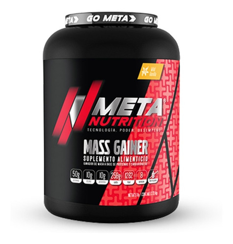 Proteina Meta Nutrition Ganador Mass Gainer 6 Libras 2.7 Kg