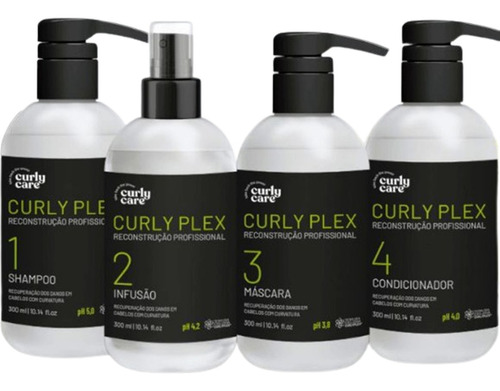 Kit Curly Care Plex Reconstrução (4 Produtos)