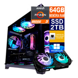 Pc Gamer Cpu Ryzen 5 8600g, 2tb M2, 64gb Ddr5, Rtx 4060 8gb