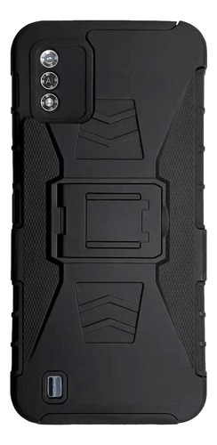 Funda Uso Rudo + Clip Para Zte Blade A52 Lite