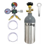 Kit Extração Chopp  Regulador 2vias Cilindro Co2 1,13 Kg 