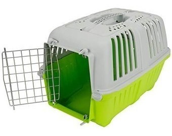 Transportadora Perro Gato Pratiko 1 Puerta Metal 48x31.5x33