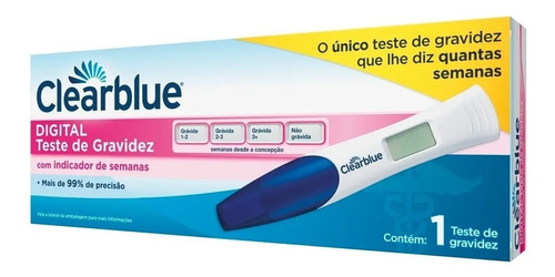 Clearblue Digital Teste De Gravidez Com Indicador De Semanas