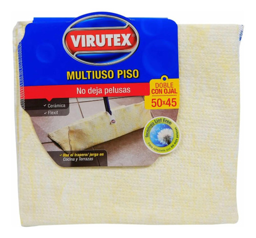 Trapero Virutex Multiuso Piso Doble Ojal  50 X 45