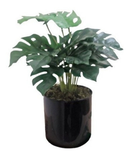 Monstera Artificial Con Maceta