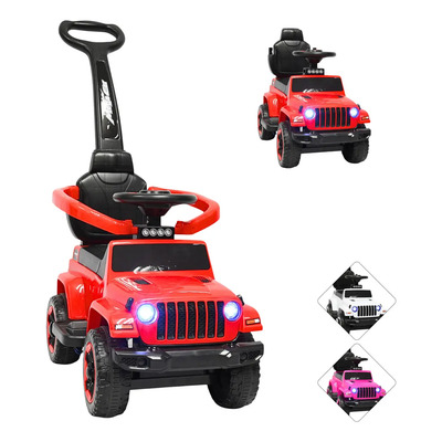 Montable Electrico Para Niños Bastón Y Pedal Acelerador 6v Rojo JOYKOO | Meses sin interés
