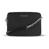 Bolsa Michael Kors Jet Set Crossbody,negro,100% Original