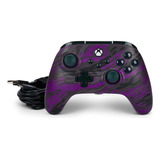 Control Xbox Camuflaje Morado Alambrico Nuevo