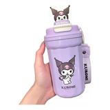 Botella Termo De Agua Kuromi Purple 480 Ml